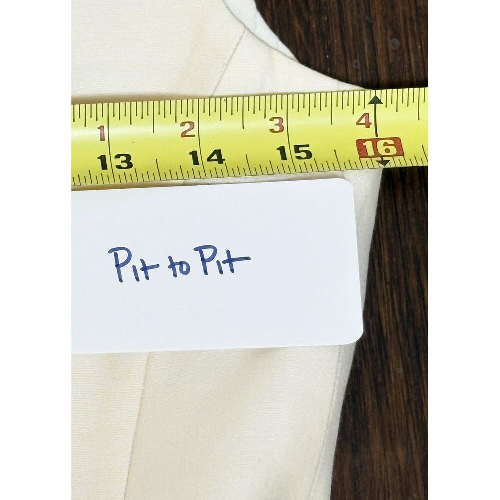 Christian Dior $4,100 Bar Vest In Ivory Size 34 EU 0-2 US XS - Picture 6 of 12